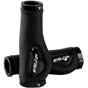 HEROUT Bicycle Handlebar Silicone Cushion Straight Handlebar Synthetic Easy Ergo 22mm Inner for Cross Mountain and BMX Bikes Grips, Shock-Absorbing,