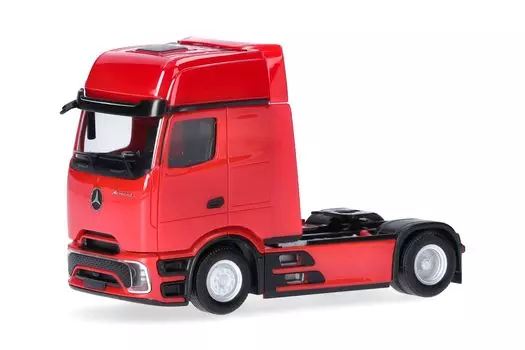 Herpa Actros L ProCabin Gigaspace Truck Модель Красный Миниатюрный Масштабный Товар Сделано в Германии Пластиковый Mercedes-Benz 187 Коллекционный