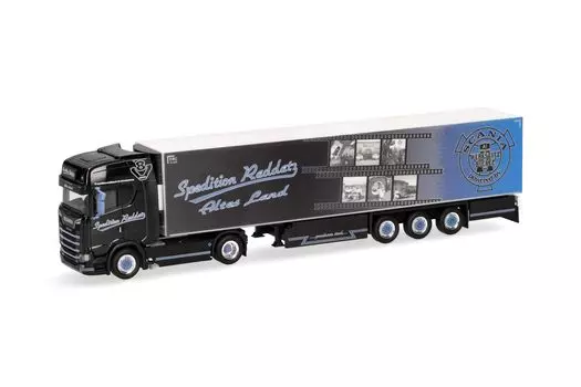 Herpa Truck Модель Scania CS 20 HD Рефрижераторный тягач Грузовик Raddatz Миниатюрный Масштаб Коллекционный Сделано в Германии Пластик (Нижняя Саксония/Йорк)