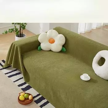 Herringbone Chenille Sofa Cover Towel Full Covered Sofa Cover Non-Slip Sofa Cover Multi-Purpose Cushion 180*130