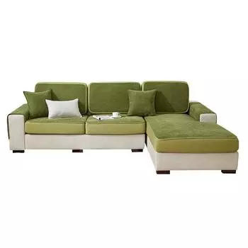 Herringbone Chenille Sofa Stool Non-Slip Sofa Cushion Four Seasons Universal Sofa Cover Slipcover 60*60cm