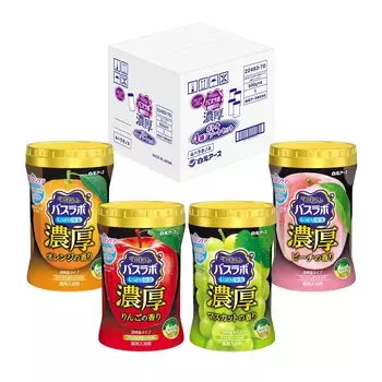 HERS Bath Lab Bottle Concentrated Series 600 г x 4 типа Ассортиментный набор Ограниченная упаковка Соли для ванн Лечебный увлажняющий уход за кожей Порошковый тип