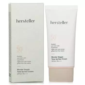 HERSTELLER Wonder Veggie Tone up Sun Cream 50мл SPF50+ PA++++, Kbeauty, корейская косметика, пробник