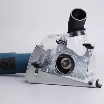 HERZO GT119125B 125MM кожух для удаления пыли для угловой шлифовальной машины с насадками белый