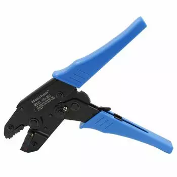 Heschen Ratchet Crimper Insulated Cable Terminal Crimping Tool for Blue Pliers, HS-30J, 1-2.5-6 mm (20-10 AWG),