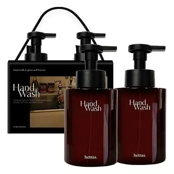 Hetras Perfume Bubble Hand Wash Gift Set London Musk, 515ml, 2 units