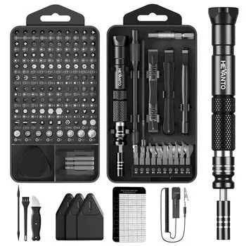 HEVANTO Precision Screwdriver Set 145 in 1 Torx Screwdriver Magnetic Screwdriver Special Screwdriver Screwdriver Multifunctional Tool Kit iPhone