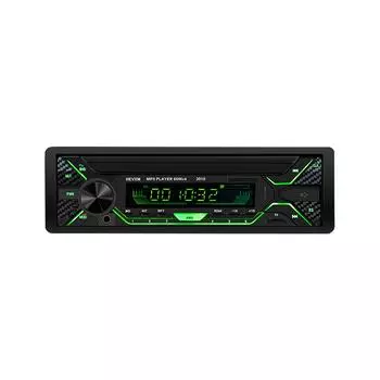 HEVXM автомобильный радиоприемник аудио 7 цветов цифровой HD ЖК-дисплей автомобильный BT стерео MP3-плеер с USB WMA/WAV/FM разноцветный
