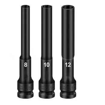 Hex Socket 1/2\ 8mm/10mm/12mm Chrome Vanadium Steel