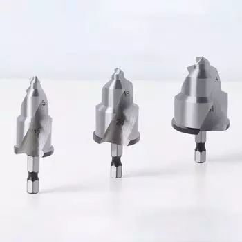 Hexagon Handle Water Pipe Drill Bit With Limiter PPR Lifting Drill Bit Fitment 15-19mm