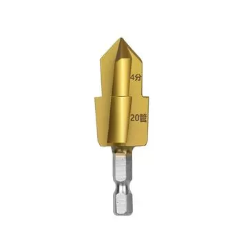 Hexagon Shank PPR Lifting Drill Bit Water Pipe Connection Tool Hole Opener Stepped Drill Bit Upgraded - 20
