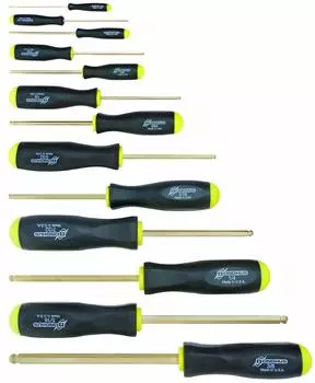 Hexagonal Ball Point Driver Set Gold Guard Processing Set of 13 BSX13G []BONDHUS (14K) (0.050, 1/16, 5/64, 3/32, 7/64, 1/8, 9/64, 5/ 32, 3/16, 7/32,