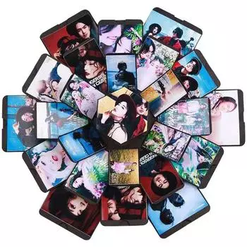 Hexagonal Explosion Box with Photo Album Handmade Surprise Explosion Box Creative for Valentine Day Wedding Proposal CHINA