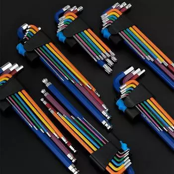 Hexagonal wrench ball head alloy steel hexagonal wrench set hexagonal L-shaped wrench ball head