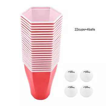 Hexcup Beer red Game cup Set Party