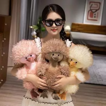 Hey Мягкая игрушка, Милая кукла, глупая кукла, Спящая подушка-кукла, Подарок для женщин, Подарок для мужчин, 1 шт. One Size коричневый