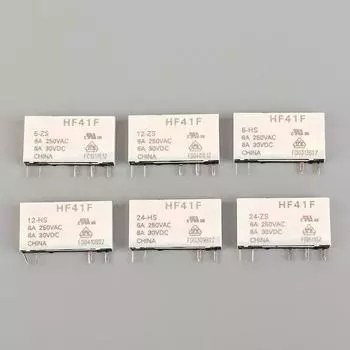 Hf41F-24-Zs Hf41F-12-Zs Hf41F-5-Zs Hf41F-5-Hs Hf41F-12-Hs Hf41F-24-Hs Промышленное реле Сверхминиатюрное силовое реле 41F Hf41F