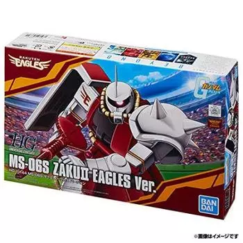 HG 1144 MS-06S Zaku II Eagles Ver. Пластиковая модель (12 профессиональных бейсбольных команд x Gundam 40th anniversary Mobile Suit Gundam 40th anniversary
