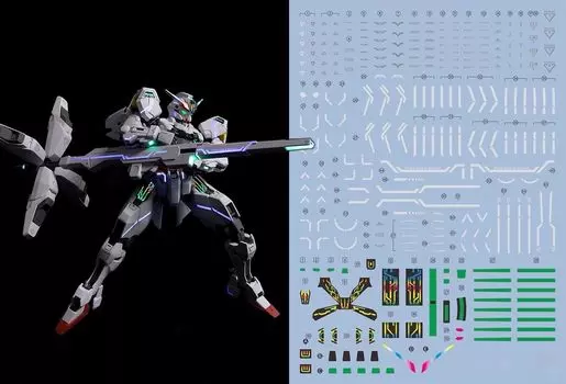 HG RG EG MG MGSD PG RE HiRM Robot MS Detail Up Water Transfer Decal HG Gundam Fluorescent!! (для 1/144 Калибурн) [Элемент]
