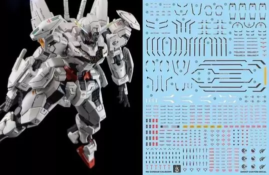 HG RG EG Robot MS Ensha Detail Up Water Transfer Decal HG Gundam Fluorescence!! 1/144 (for 1/144 Caliburn) [Item]
