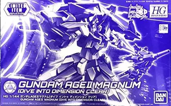 HGBD Gundam AGEII Magnum into Dimension Gundam Build Divers [Event Limited] 1/144 [Dive Clear]