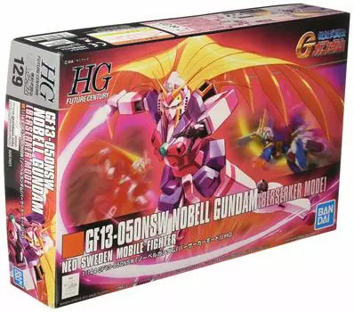 HGFC Mobile Fighter G Gundam Nobel Gundam Berserker Mode scale plastic model GF13-050NSW 1/144 pre-colored