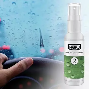 HGKJ-2 50 мл Автомобильное гидрофобное покрытие Водонепроницаемое зеркальное стекло Жидкое покрытие для транспортных средств