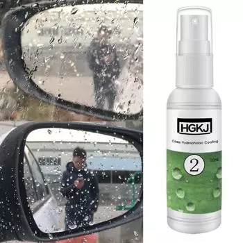 HGKJ-2 50 мл Автомобильное стеклянное покрытие Водонепроницаемое зеркальное гидрофобное жидкое покрытие