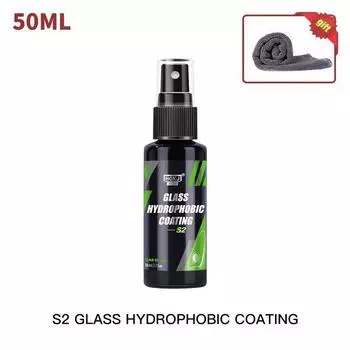 HGKJ S2 антидождь для автомобилей, стекло, водоотталкивающий спрей, долговечное керамическое наногидрофобное защитное покрытие для лобового стекла 50ml