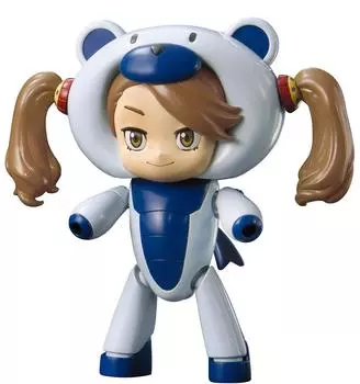 HGPG Gundam Build Fighters Try Charagguy Gyanko scale plastic model Petit gguy 1/144 color-coded