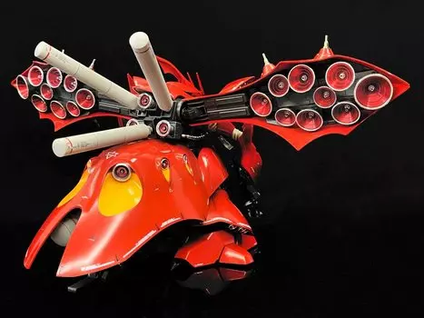 HGUC для Nightingale Metal Vernier из нержавеющей стали, набор Deluxe Edition, набор Red Metal Vernier 1/144 MSN-04II + (Только серебро +)