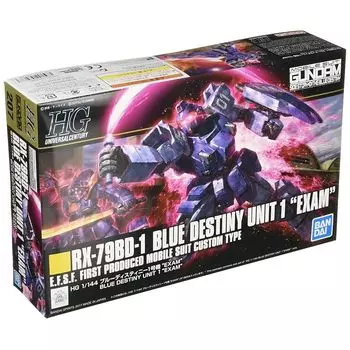 HGUC Мобильный костюм Gundam Gaiden Horror Blue Blue Destiny Unit 1 EXAM Масштаб 1/144 Цветная пластиковая модель