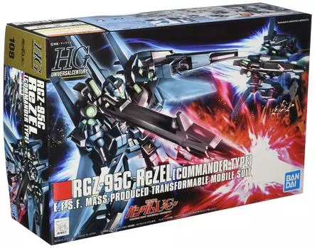 HGUC Mobile Suit Gundam UC Rezel scale plastic model (Captain s Machine) 1/144 color-coded