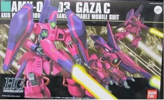 HGUC Mobile Suit Z Gundam Gaza C General Machine Scale Color Coded Plastic Model AMX-003 1/144