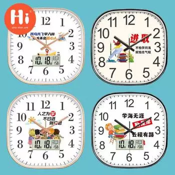 Hi 12-дюймовые светодиодные настенные часы, пластиковые часы, домашний декор, бесшумные настенные часы для гостиной, спальни, дизайн современного искусства