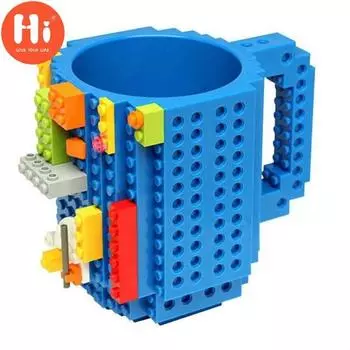 Hi Drinkware Строительная кирпичная кружка DIY Строительные блоки Кофейные кружки Подарки красный