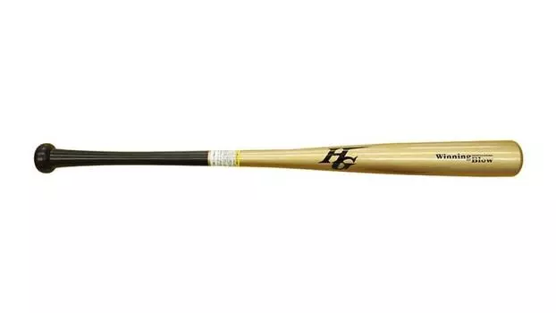 HI-GOLD TRAINING BATBAMBOO Bamboo plywood bat for hardball Bamboo bat SPB-1100H Black x Gold 83cm Limited production item Head hollowed out