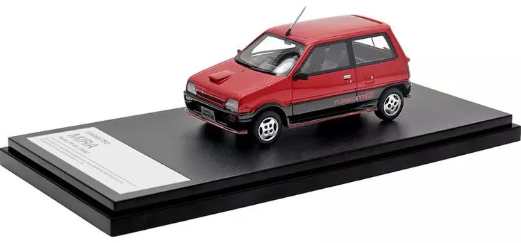 Hi Story Daihatsu MIRA Turbo Two Tone Finished Product 1/43 TR-XX (1985) Red/Black красный