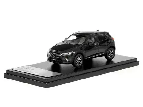 Hi Story MAZDA Jet Black Mica Готовый продукт 1/43 CX-3 (2015) чёрный