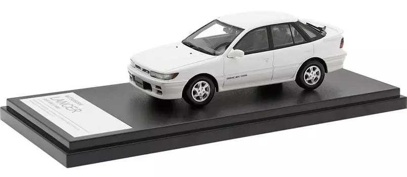 Hi Story Mitsubishi LANCER GSR 4WD Sophia White Готовый продукт HS372WH 1/43 (1988)
