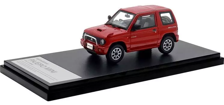 Hi Story Mitsubishi Pajero MINI Monaco Red Готовый продукт 1/43 VR-II (1994)