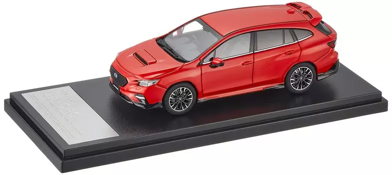 Привет История Subaru LEVORG Dynamic Style Аксессуар Чистый Красный Готовое изделие HS332RE 1/43 (2020)