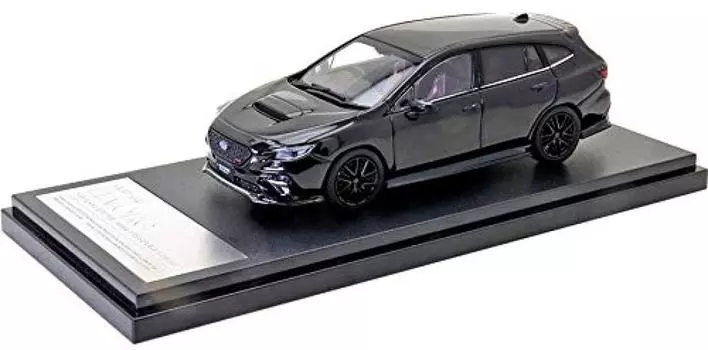 Hi Story Subaru LEVORG STI Sport STI Sports Parts Crystal Black Silica Готовый продукт HS333BK 1/43 (2020) чёрный