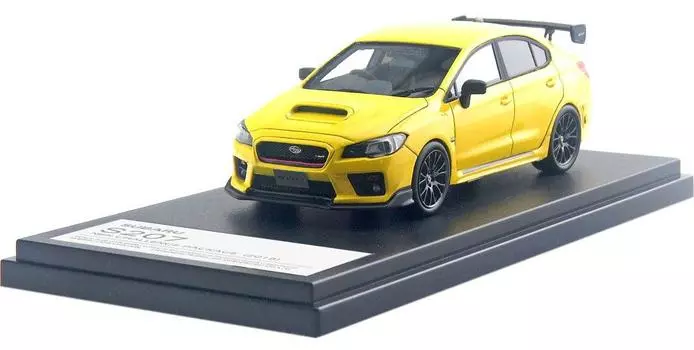 Hi Story Subaru S207 NBR Challenge Package Yellow Edition 2015 Sunrise Yellow Готовый продукт 1/43 жёлтый