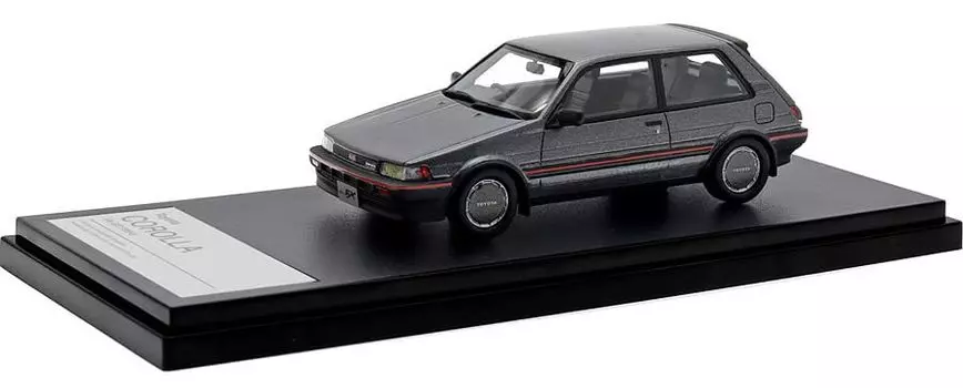 Hi Story Toyota Corolla Customized Gray Metallic Готовый продукт 1/43 FX-GT (1984)