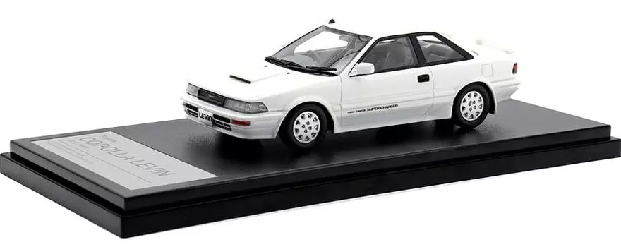 Hi Story Toyota COROLLA LEVIN Super White II Finished Product 1/43 GT-Z (1987)