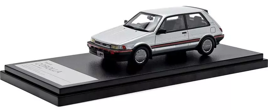 Hi Story Toyota Corolla Silver Готовый продукт 1/43 FX-GT (1984)