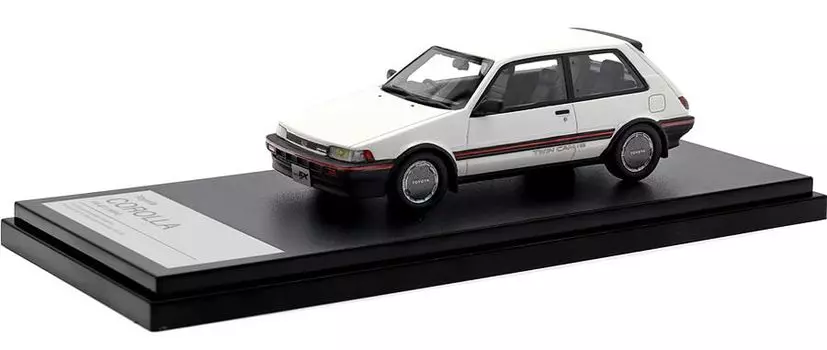 Hi Story Toyota Corolla White Готовый продукт 1/43 FX-GT (1984)