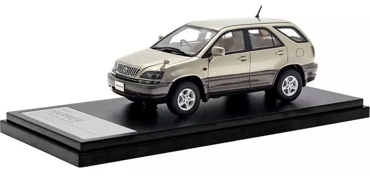 Hi Story Toyota Harrier FOUR G Package сверкающий золотой металлик готовый продукт 1/43 3.0 (1997)