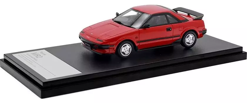 Hi Story Toyota MR2 Super Red II Completed Product 1/43 G-Limited (1984)